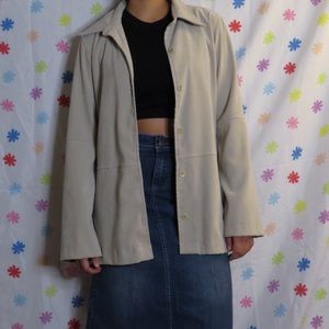 Zara Basics Tan Button Down Top